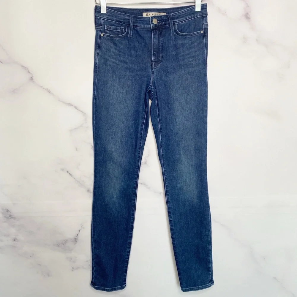 Athleta Sculptek Skinny Jean in Dark Wash - Picture 2 of 10